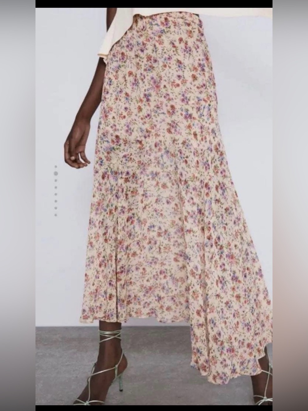 Zara Floral Maxi Skirt. XS